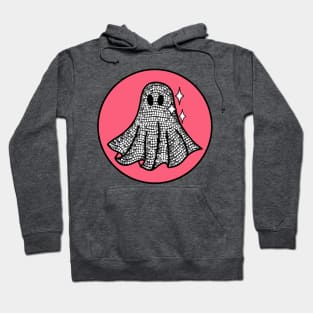 Pink Retro Disco Ghost Hoodie